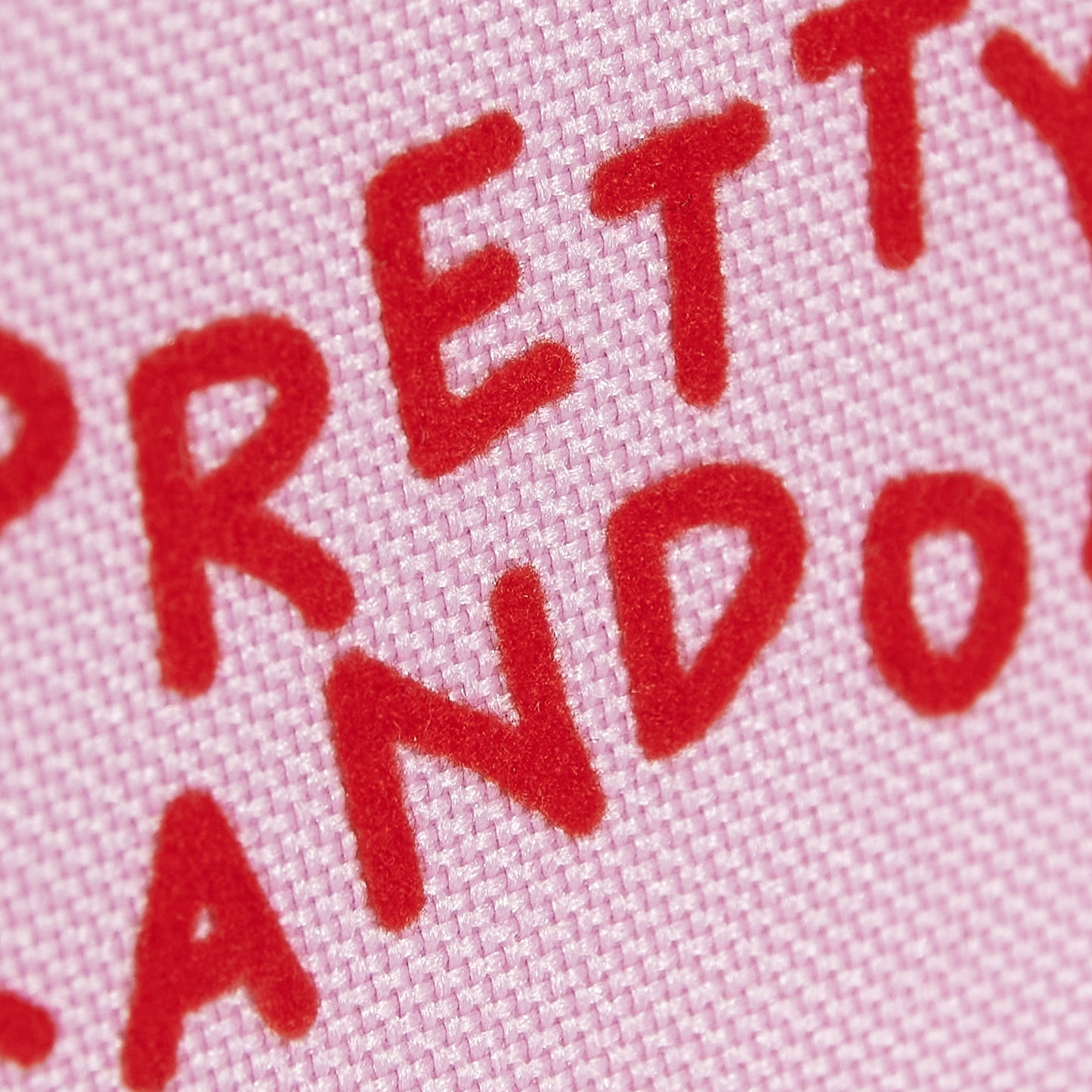 »PRETTY RANDOM« Zip bag, pink/red