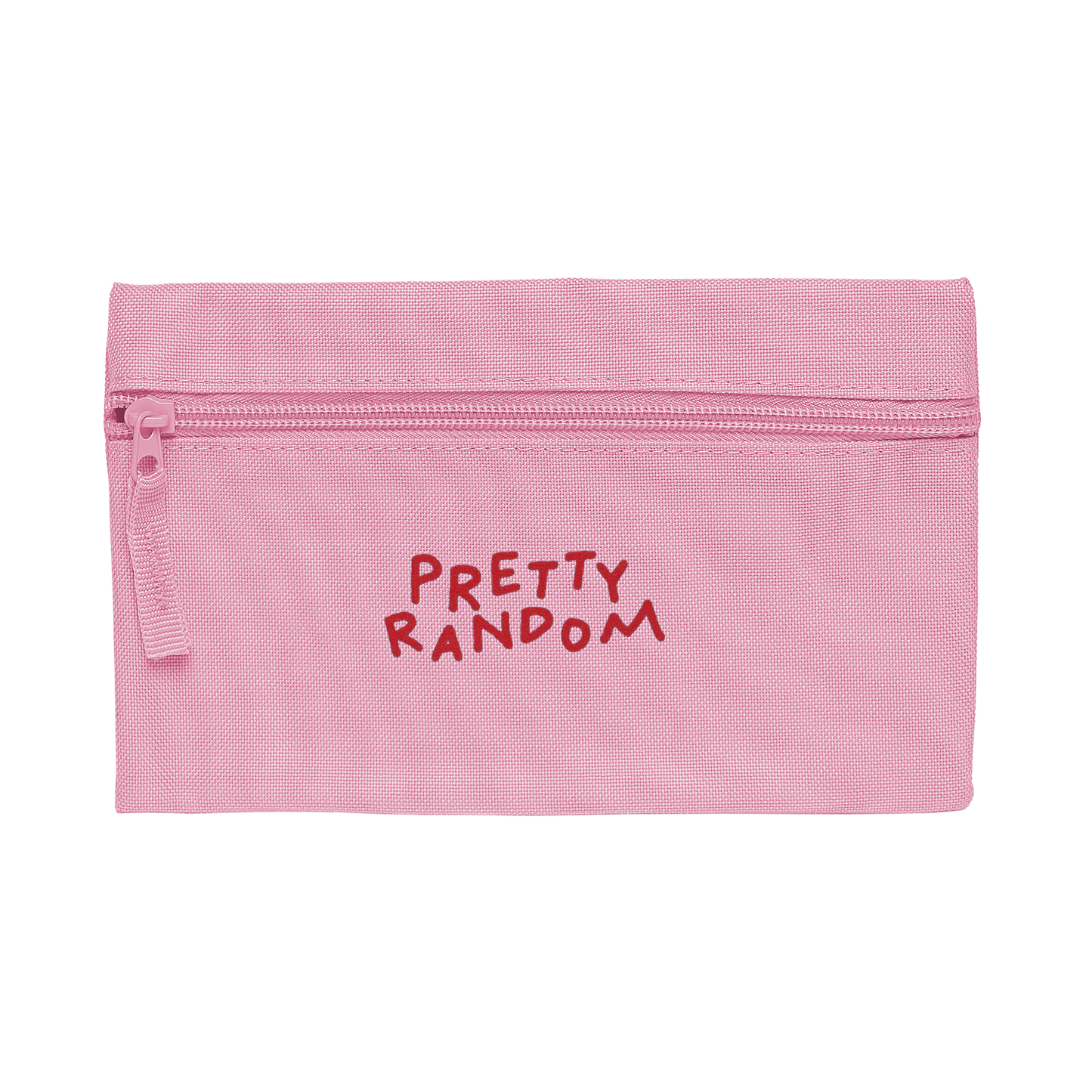 »PRETTY RANDOM« Zip bag, pink/red